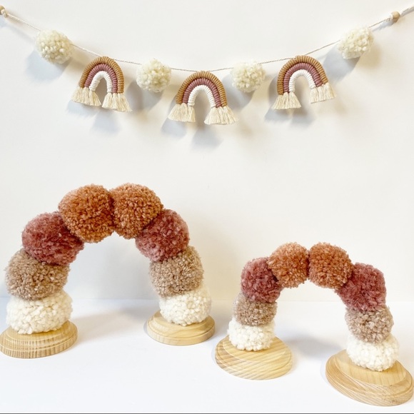 Rainbow Theme Decoration Set Garland Table Centerpieces Baby Room Kids Party